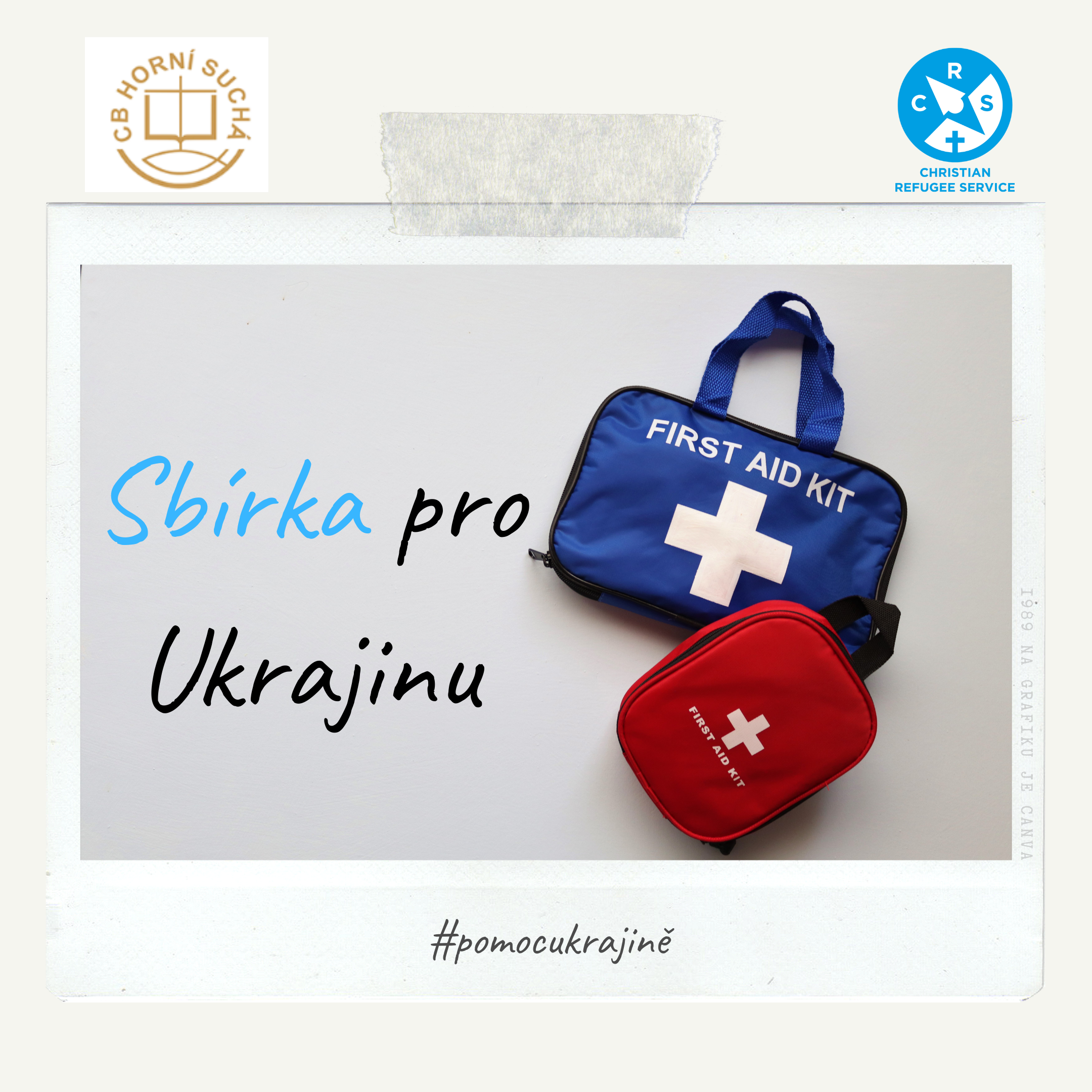 Přečtete si více ze článku Sbírka materiální pomoci pro Ukrajinu